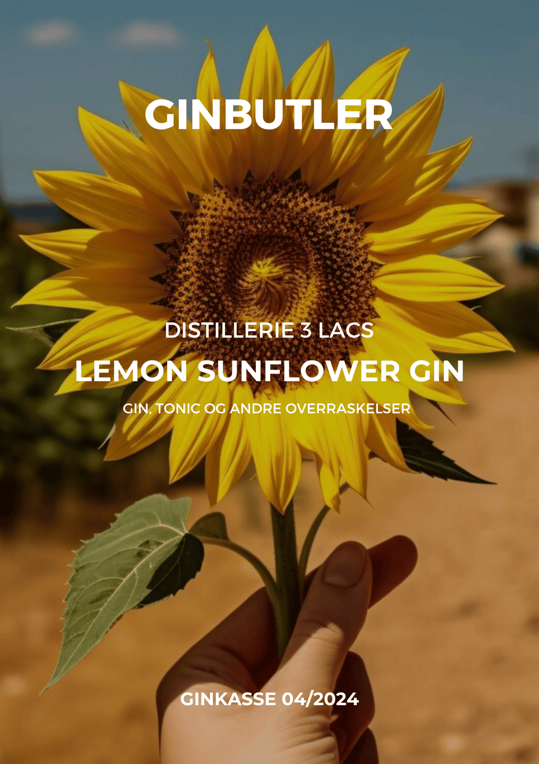 Månedens kasse april 2024: LEMON SUNFLOWER GIN, Distillerie 3 Lacs