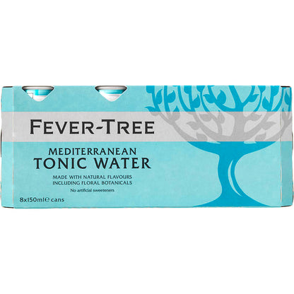 Fever-Tree - Mediterranean Tonic Water dåse 15cl (8 stk)-Fever-Tree-