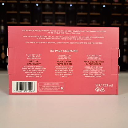 Masons The Perfect Tasting Trio Gin smagesæt (3x5CL)